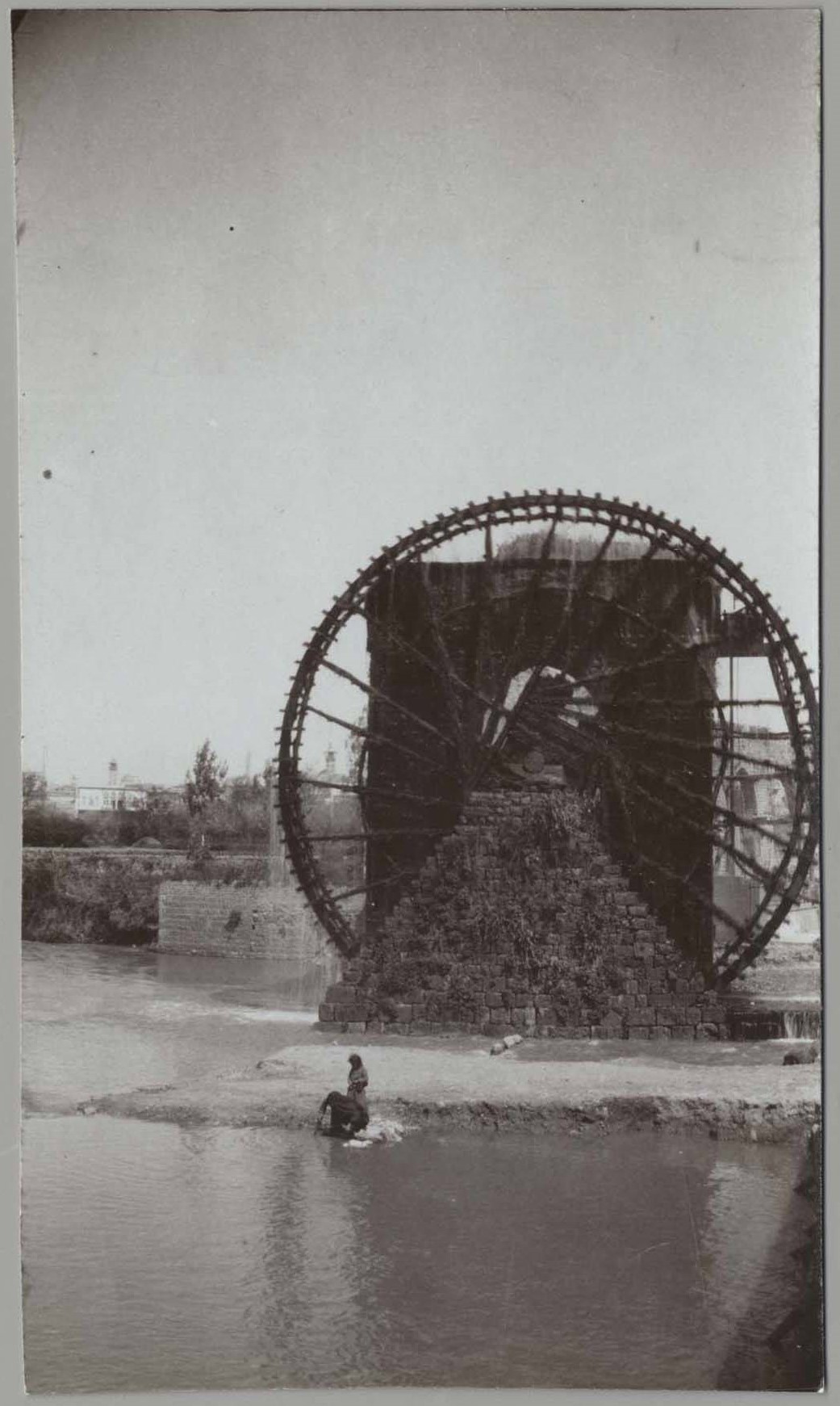 Dick view of water wheel on the Orontes River